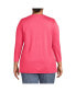 ფოტო #2 პროდუქტის Plus Size 3/4 Sleeve Cotton Supima Tunic