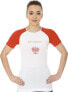 Фото #1 товара Brubeck Koszulka damska 3D Husar PRO z krótkim rękawem biało-czerwona r.L (SS12110)