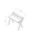 Фото #4 товара Desk White for Home or Office Use