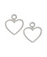 ფოტო #1 პროდუქტის Women's Heart Drop Earrings