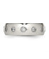 ფოტო #3 პროდუქტის Stainless Steel Rose IP-plated Cubic Zirconia 7mm Band Ring