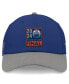 Фото #2 товара Men's Royal/Gray Edmonton Oilers 2024 Western Conference Champions Locker Room Structured Adjustable Hat