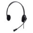 Фото #1 товара Manhattan Stereo On-Ear Headset (USB) - Microphone Boom - Polybag Packaging - Adjustable Headband - Ear Cushion - 1x USB-A for both sound and mic use - cable 1.5m - Three Year Warranty - Headset - Head-band - Office/Call center - Black - Binaural - 1.5 m