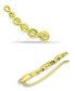 ფოტო #2 პროდუქტის Infinity Ear Crawler Earrings in 18k Gold Over Sterling Silver or Sterling Silver