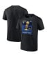 ფოტო #1 პროდუქტის Men's Black Golden State Warriors 2022 NBA Finals Champions 75th Anniversary Jumper Trophy T-shirt