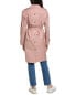 Фото #2 товара Via Spiga Button Back Trench Coat Women's S