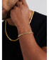 ფოტო #5 პროდუქტის Gold Plated Borobudur Oval 6mm Chain Bracelet in Sterling Silver