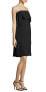 Trina Turk 152287 Women's Genius Shift Dress Strapless Black Sz. 6