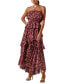 ფოტო #2 პროდუქტის Women's Elena Floral Ruffle-Trim Dress