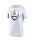 Men's White Las Vegas Raiders Icon Legend Performance T-shirt