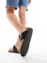 Фото #5 товара Birkenstock Gizeh big buckle sandals in black nubuck leather