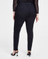 Фото #2 товара Plus Size Skinny Ponte Pants, Created for Macy's