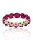 Фото #1 товара Кольцо Macy's Red CZ Eternity Band.