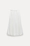 Фото #8 товара Объемная юбка с ажурной вышивкой — zw collection ZARA
