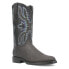 Dingo Saw Buck Embroidered Lizard Print Round Toe Cowboy Mens Black Casual Boot 11, W, Широкая - фото #2