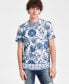 Фото #1 товара Men's Tropical Floral Graphic T-Shirt