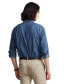 Фото #7 товара Men's Classic-Fit Denim Shirt