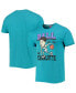 Фото #1 товара Men's LaMelo Ball Heathered Teal Charlotte Hornets Caricature Tri-Blend T-shirt