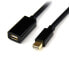 Фото #2 товара StarTech.com 3ft (1m) Mini DisplayPort Extension Cable - 4K x 2K Video - Mini DisplayPort Male to Female Extension Cord - mDP 1.2 Extender Cable - Works with Mini DP or Thunderbolt 2 Mac/PC - 0.9 m - Mini DisplayPort - Mini DisplayPort - Male - Female - 4096 x 2160 pi