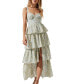 ფოტო #3 პროდუქტის Women's Midsummer Tiered Maxi Dress