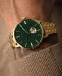 ფოტო #6 პროდუქტის Men's Legacy Slim Automatic Gold-Tone Stainless Steel Watch 42mm
