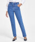 ფოტო #8 პროდუქტის Women's High-Rise Straight-Leg Denim Jeans, Created for Macy's