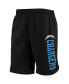 ფოტო #2 პროდუქტის Men's Black Los Angeles Chargers Training Shorts