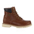 Фото #1 товара Lugz Folsom Lace Up Mens Brown Casual Boots MFOLSOV-7742