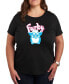 ფოტო #1 პროდუქტის Trendy Plus Size Furby Graphic T-shirt