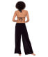 Фото #2 товара Lauren Ralph Lauren Womens Crinkle Pants Black LG (US 12-14)