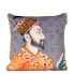 Фото #1 товара Декоративная подушка HF Living Maharaja Велюровый тюркизный 45x45