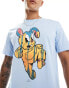 PS Paul Smith t-shirt with bunny print in light blue