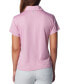 ფოტო #2 პროდუქტის Women's Tidal Short-Sleeve Polo T-Shirt