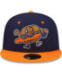 Men's Navy/Orange Peoria Chiefs Theme Night 59FIFTY Fitted Hat Navy, Orange, 7 1/8 - фото #2