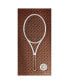 Фото #1 товара "Louis Vuitton Vibes Racquet" Frameless Free Floating Tempered Glass Panel Graphic Wall Art, 24" x 48" x 0.2"