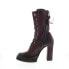 Фото #5 товара A.S.98 Vivienne A53205-302 Womens Burgundy Leather Casual Dress Boots