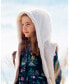 ფოტო #3 პროდუქტის Big Girls Hooded Vest With Pocket Beige