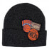 Фото #1 товара Mitchell & Ness New York Knicks NBA XL Logo Patch Knit Hwc Knicks Cap HCFK4341-NYKYYPPPBLCK