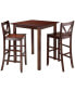 Parkland 3-Piece High Table with 2 Bar V-Back Stools