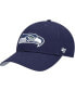 Фото #1 товара Boys Navy Seattle Seahawks Basic MVP Adjustable Hat