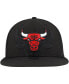 Фото #4 товара Men's Black Chicago Bulls Blackout Shadow Logo 59FIFTY Fitted Hat