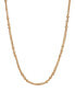 Gold-Tone Station Link Chain Necklace