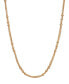 ფოტო #1 პროდუქტის Gold-Tone Station Link Chain Necklace