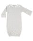 ფოტო #5 პროდუქტის Baby Baby Unisex Cotton Gowns, Owl, 0-6 Months