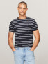 Фото #1 товара Slim Fit Premium Stretch Stripe T-Shirt