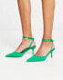 River Island – Sling-Pumps in Grün