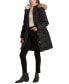 ფოტო #4 პროდუქტის Women's Faux-Fur-Trim Hooded Puffer Coat