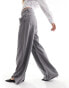 Фото #4 товара ASOS DESIGN premium wide leg jean with soft pleats in grey