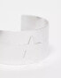 Reclaimed Vintage unisex bangle with star in silver Серебристый, M-L - EU 38-40 - фото #3