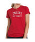 ფოტო #2 პროდუქტის Women's Premium Word Art T-Shirt - Popular Queens Neighborhoods